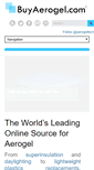 Mobile Screenshot of buyaerogel.com